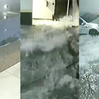 Brasile, la piscina crolla nel garage sotterraneo: l’incidente è impressionante