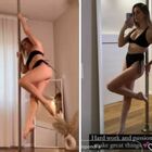 Valentina Ferragni, sexy lezione di pole dance: «Passione e duro lavoro ripagano sempre»