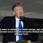 Trump in Alaska ricorda il nonno: "Ha cercato l'oro qui per anni ma non l'ha mai trovato"