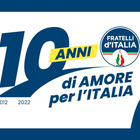Fratelli d'Italia, a Roma la festa: «10 anni d'amore per l'Italia»