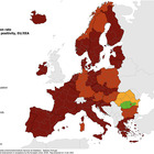Mappe Ecdc, Italia tutta in rosso scuro tranne la Sardegna: indice di rischio massimo