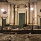 Etna, crolla la statua del santo protettore dai terremoti a Pennisi