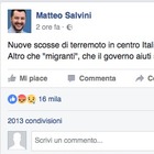 • Salvini su Twitter: "Altro che migranti, aiutate gli italiani"