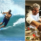 Lo chef morto mentre faceva kite surf