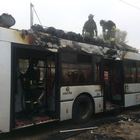 Panico a bordo: lo scuolabus va a fuoco Panico a bordo: lo scuolabus va a fuoco