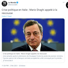 Draghi, la stampa estera