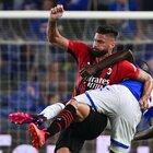 Sampdoria-Milan: il debutto di Giroud in Serie A