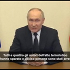 Attentato a Mosca, Putin promette vendetta e insiste: «I killer andavano in Ucraina»