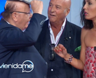 Massimo Boldi da Caterina Balivo col cerotto in testa, ecco cosa è successo. Poi piange in diretta tv