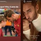 Francesco Totti, compleanno senza Ilary Blasi. I figli Cristian e Chanel: «Noi ti amiamo tanto»