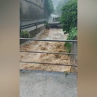 Maltempo a Brescia: bus allagati, fango e strade crollate