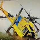 Maltempo: l'elicottero precipitato nel Ravennate