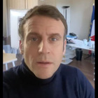 Macron positivo al Covid appare in video: «Ho mal di testa e tosse»