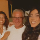 Giulia Salemi, la tenera foto con il papà di Pierpaolo Pretelli e Ariadna: «Siamo una bella famiglia allargata...»