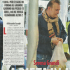 Serena Grandi fa la spesa al mercato a Roma (Novella2000)