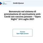 Vaccini Lazio, Open Night per J&J nel primo weekend di luglio: come prenotare