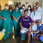 Andrea, giovane calciatore con la gamba amputata: l'ospedale gli regala la maglia della sua squadra del cuore