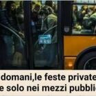«Feste sui bus a Capodanno», la provocazione social: «Lì il Covid non esiste»