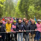 Lussari, tutto pronto per la tappa del Giro d'Italia. Inaugurato il tracciato dedicato a Enzo Cainero