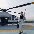 Georgina Rodriguez, la fidanzata di Cristiano Ronaldo vola a Sanremo in elicottero: «Ci siamo!». E Ronaldo sarà in prima fila all'Ariston