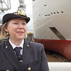 Serena Melani, la prima comandante donna italiana di una grande nave