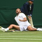 Kyrgios cade contro Humbert, attimi di paura a Wimbledon