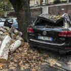 Roma, alberi crollati, la strage continua: ramo precipita su auto a viale Parioli