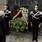 Primo maggio, Mattarella depone corona fiori davanti al monumento vittime del lavoro all'Inail