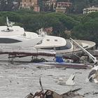 Maltempo a Rapallo, strage di yacht: cede la diga, danneggiata anche barca Berlusconi