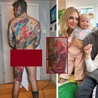 Fedez, cosa significa il nuovo tatuaggio: la dedica ai figli dopo la malattia. «La fenice dal fuoco di Leo e Vittoria»