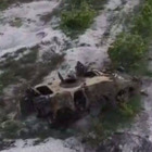 Blindato Puma italiano distrutto in Ucraina 