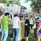 immagine Caserta, no al parcheggio nell'oasi: il flash mob nella villetta al quartiere Acquaviva