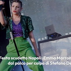 Emma Marrone, fuga dal palco dopo l'esibizione alla festa scudetto: è scappata da Stefano De Martino?