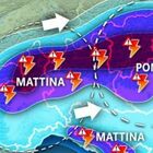 Meteo, allerta arancione in Lombardia e Toscana: temporali in arrivo su Nord e parte del Centro