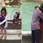 Caccia ai promessi sposi sul web, lo scatto di una turista a Fontana di Trevi diventa virale