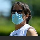 Lazio, a Formello si suda: Inzaghi dà ordini con la mascherina