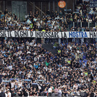 Lazio contestata, lo striscione della Curva Nord contro i giocatori