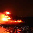 • Incendio devastante nella notte: Fiamme vicino alle abitazioni