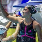 Simona Quadarella medaglia d'argento negli 800 metri stile libero ai Mondiali di Nuoto