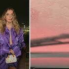 Valentina Ferragni a Dubai (nella tempesta) mostra l'ultimo acquisto: «Tanto non la userò mai»