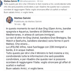 Salvini: «Le Ong si scordino l'Italia». Guardia Costiera: «Non chiamateci»