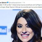 Gli auguri di Matteo Salvini per la Prova del Cuoco: «Tifo per te e per la cucina italiana»