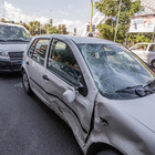 Circonvallazione Ostiense, schianto mortale tra scooter e auto (foto Davide Fracassi/Ag.Toiati)