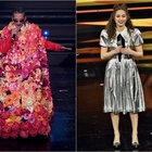 Sanremo 2021, il vestito di Fiorello e quello di Elena Faggi: scatta l'ironia social