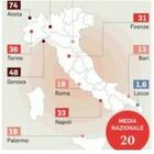 Covid, Milano, Genova e Aosta sono le capitali del virus: Lecce è la meno colpita