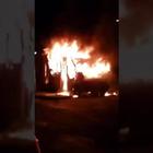 Napoli choc: bus in fiamme al Cardarelli