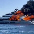 Formentera, yacht superlusso in fiamme con 17 persone a bordo