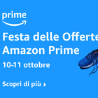 Amazon, arriva la Festa delle Offerte Prime: il 10 e l'11 ottobre 48 ore di grandi occasioni