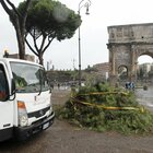 Maltempo Roma, rami caduti e allagamenti in diverse zone: chiusi due drive-in per i test sul Covid