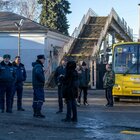 Il primo treno con 1000 rifiugiati del Donbass